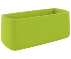 Vondom 42219 - Vasija jardinera de 57 x 127 x 50 cm, simple, color pistacho
