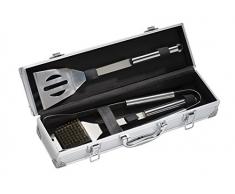 Landmann 13352 - Cubiertos para barbacoa (4 piezas)
