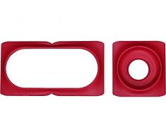 minigarden Color Rings Basic S Uno; 2 Tapas de Colores Que traen Nueva Vida Elige tu Color Favorito y hazlo coincidir con Diferentes Plantas y decoración (Liverpool Red)