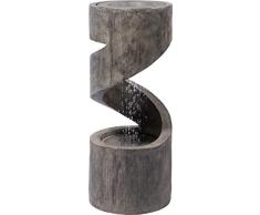 dobar® Venus 96160e - Fuente de jardín con iluminación LED, Cascada de polirresina, Fuente Decorativa, 31,5 x 31,5 x 79,5 cm