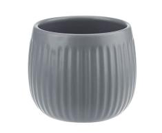 VERDENIA Sonya 26827 - Maceta Decorativa para Plantas de cerámica, diseño Moderno y Atemporal, Muchos Colores, 14 cm, Color Gris