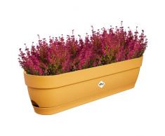Elho Vibia Campana Trough 70 - Jardinera por Balcón - Ø 69.0 x H 17.0 cm - Amarillo/Honey Yellow