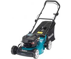 MAKITA CORTACÉSPED con TRACCIÓN PLM4628N Gasolina 4T Corte DE 46CM, 400 W, Negro
