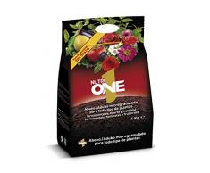 Nutrione Abono granulado para Plantas. Fertilizante Concentrado Premium, Negro, 4 Kilos