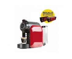 Cafetera Cápsulas Delta Q QOOL Evolution 1200w Rojo + 80 cafés