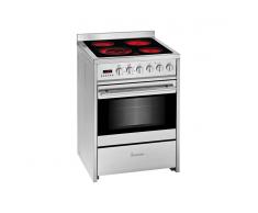 Cocina Meireles E611X inox vitro calienta platos