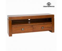 Mesa TV Madera de mindi (130 x 40 x 52 cm) - Colección Nogal by Craftenwood