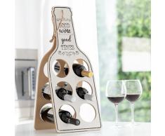 Botellero Plegable de Madera Good Wine