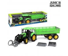 Tractor con Pala y Remolque Junior Knows 1452
