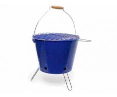 Barbacoa con forma de cubo