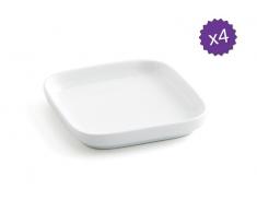 Plato Cuadrado 9 cm Miniaturas Select QD - Pack de 4