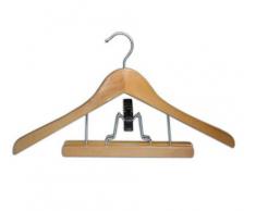 Percha Madera con Pinza Jocca 44x1.2x23cm