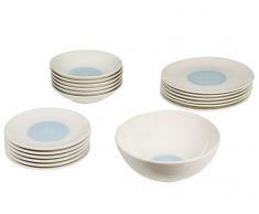 Vajilla (19 pcs) Loza Azul