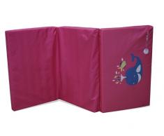 Colchón cuna de viaje Asalvo Ballena rosa