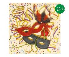 Papstar Servilletas Papel "Carnaval" (20uds)