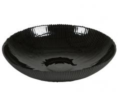 Centro de Mesa de Vidrio Reciclado Negro - Colección Crystal Colours Deco