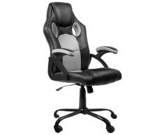 Silla de oficina Racing GS1 Negro-Gris