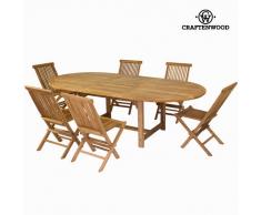 Conjunto de Mesa con 6 Sillas