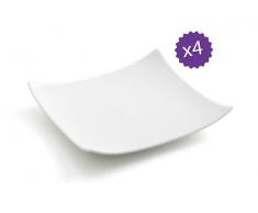 Plato Cuadrado 18 cm Degustación Select QD - Pack de 4