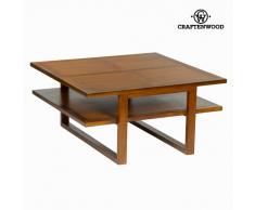 Mesa de Centro Craftenwood (90 x 90 x 45 cm) - Colección Chocolate