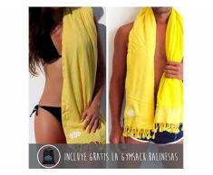 Toalla pareo Balinesas Bright LemonBolsa Gymsac
