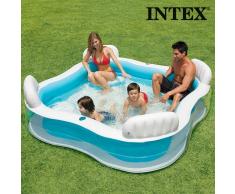 Piscina Hinchable Familiar con Asientos Summer Intex