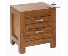 Mesita de Noche Madera de mindi (50 x 38 x 54 cm) - Colección Be Yourself by Craftenwood