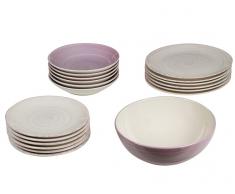 Vajilla (19 pcs) Loza Morada