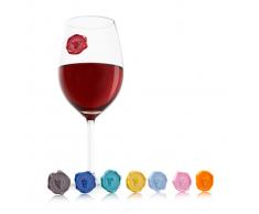 Marcadores de copas Vacu Vin