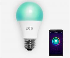 Spc 6101b bombilla led siruis 470 wi-fi inteligente con luz regulable rgb controlable remotamente con aplicación móvil