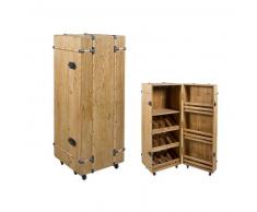 Botellero Cabinet Madera de abeto (126 x 50 x 50 cm)