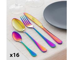 Set de Cubiertos Holographic 16 Piezas