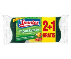 Spontex Estropajo Poder Verde Esponja (2+1uds)
