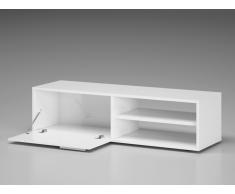 Mueble para televisor color blanco Brillo