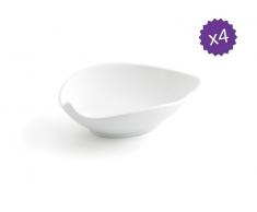 Plato Hoja 10x8 cm Miniaturas Select QD - Pack de 4
