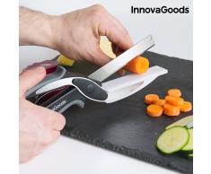 Cuchillo-Tijera con Mini Tabla de Cortar Integrada InnovaGoods