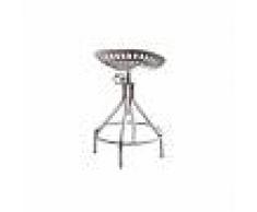 Taburete de bar moderno en metal 75 cm WALLY - Miliboo