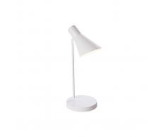 Lámpara de mesa moderna diseño metal blanco AMPLO - Miliboo