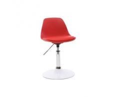 Silla de escritorio diseño infantil rojo STEEVY - Miliboo