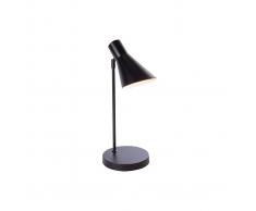 Lámpara de mesa moderna diseño metal negro AMPLO - Miliboo