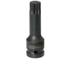 KS Tools 911.0952 - Vaso de impacto para puntas multiestriadas, largo, M14 (tamaño: 1/2)