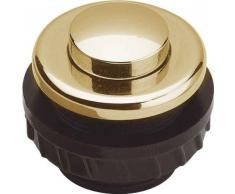 Grothe 1522154 - Campana de empuje, botón redondo, latón manga plateado protact 340 go,