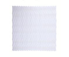 Shark 071/537101 Alfombra Antideslizante de PVC Para Ducha 54 x 54 cm, Color Blanco