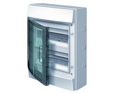Abb-entrelec mistral65 - Caja 24 módulos mistral65 2 filas puerta transparente