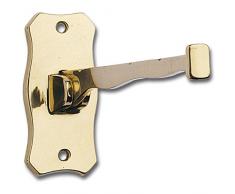 Siro 605-210ZN5 - Ropa gancho isfet perchas plegables para 4, profundidad 204 mm, latón,