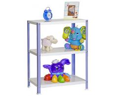 SimonRack V02100204901033 - Estantería metálica, 3/300, color violeta/blanco