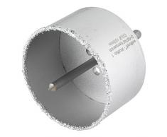 Wolfcraft 3899000 - Sierra de corona con metal duro con vástago y broca, profundidad de corte 55 mm Ø 103 mm