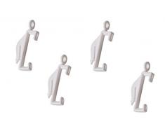 Bulk Hardware BH03994 cortina para rieles Drape cama Extra Lux