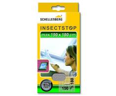 Schellenberg 50328 - Mosquitera para claraboyas, protección anti insectos y moscas (150 x 180 cm) color blanco