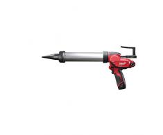 Milwaukee 4933441665 - M12pcg/400a-201b pistola de químicos 1 batería m12 li ion 2,0ah, con tubo transparente de 400ml, díal compatible e interruptor electrónico variable y caja de cartón